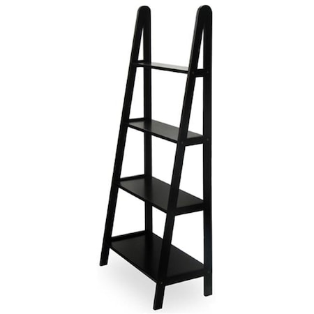 Doba-Bnt Espresso Beechwood SHELF 4-TIER A FRAME SA143670